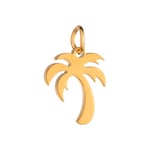 Gold color / 1 Piece Simple Series Coconut Tree Shape Stainless Steel  Gold Color Women's Pendants 